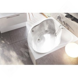 Ravak NewDay - Baignoire d’angle 1400x1400 mm, blanc C651000000
