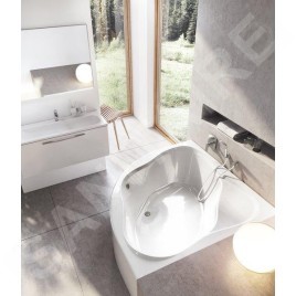 Ravak NewDay - Baignoire d’angle 1400x1400 mm, blanc C651000000