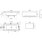 Ravak Formy 01 - Baignoire rectangulaire 1700x750 mm, blanc C691000000 Ravak Formy 01 - Baignoire rectangulaire 1700x750 mm, blanc C691000000