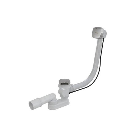 Ravak Garnitures de vidage - Set d'écoulement et trop-plein de baignoire, longueur 570 mm, bowden, chrome X01507