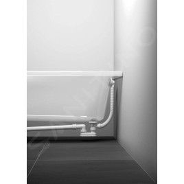 Ravak Garnitures de vidage - Set d'écoulement et trop-plein de baignoire, longueur 570 mm, bowden, chrome X01507