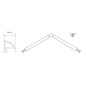 Ravak Accessoires - Kit pour rail de recouvrement 6, blanc B440000001