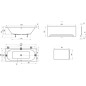 Ravak City - Baignoire 1800x800 mm, blanc C920000000