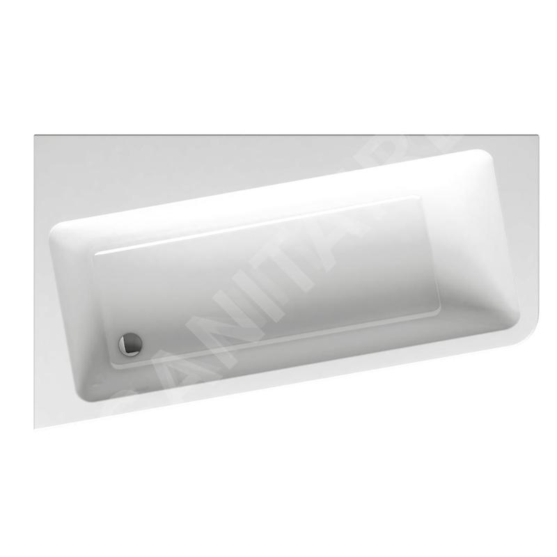 Ravak 10° - Baignoire asymétrique 160 L, 1600x950 mm, gauche, blanc C831000000 Ravak 10° - Baignoire asymétrique 160 L, 1600x950 mm, gauche, blanc C831000000