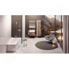Ravak 10° - Baignoire asymétrique 160 L, 1600x950 mm, gauche, blanc C831000000