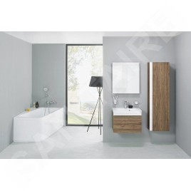 Ravak 10° - Baignoire asymétrique 160 L, 1600x950 mm, gauche, blanc C831000000