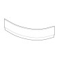 Geberit Selnova - Panneau frontal pour baignoire d'angle gauche Selnova, 1600 mm, blanc 554.874.01.1
