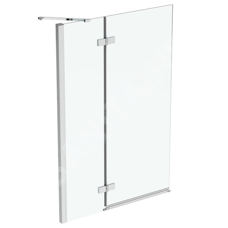 Ideal Standard i.Life - Paroi de baignoire, deux battants, 1000 mm, gauche, silver bright / verre clair T4887EO