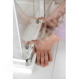 Aqualine Arleta - Cabine de douche 80x80 cm, chrome/verre clair HLS800Y