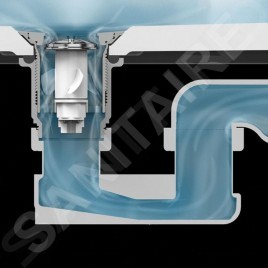 Villeroy & Boch Accessoires - Garniture de vidage et trop-plein pour baignoire, ViFlow, blanc alpin U90953001