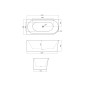 kielle Idolio - Baignoire d'angle îlot 170x80 cm, gauche, blanc 1122453L0 kielle Idolio - Baignoire d'angle îlot 170x80 cm, gauche, blanc 1122453L0
