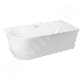kielle Idolio - Baignoire d'angle îlot 170x80 cm, droite, blanc 1122453R0