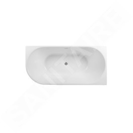 kielle Idolio - Baignoire d'angle îlot 170x80 cm, droite, blanc 1122453R0