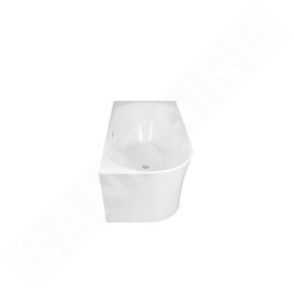 kielle Idolio - Baignoire d'angle îlot 170x80 cm, droite, blanc 1122453R0
