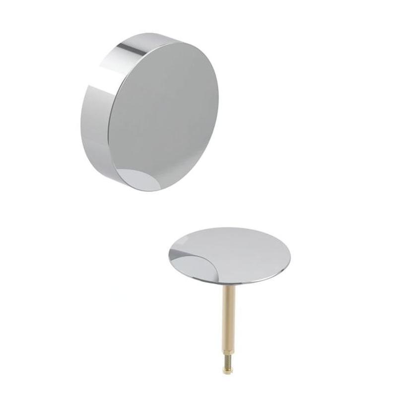 Geberit Accessoires - Kit de finition pour vidage de baignoire, avec commande rotative, d52, chrome brillant 150.281.21.1