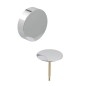 Geberit Accessoires - Kit de finition pour vidage de baignoire, avec commande rotative, d52, chrome brillant 150.281.21.1