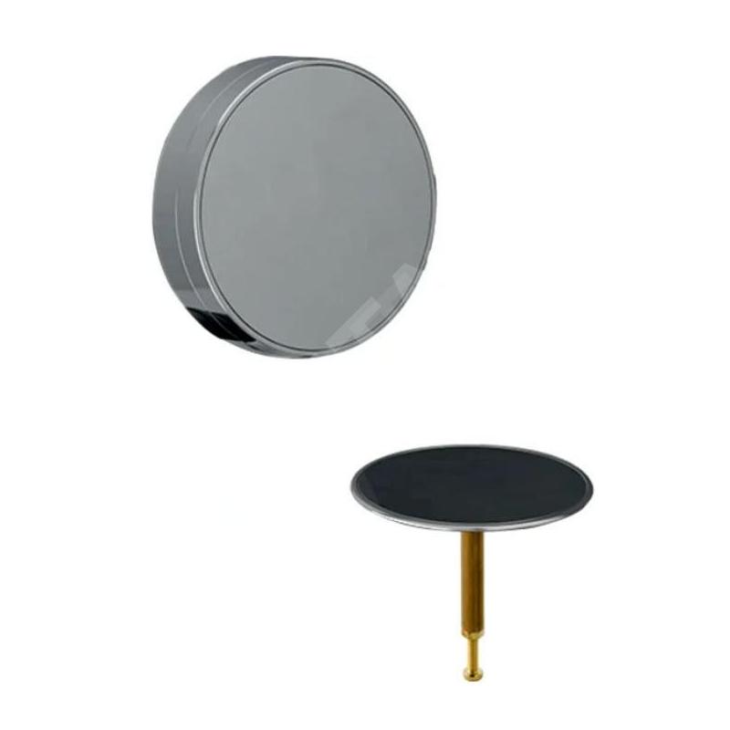 Geberit Accessoires - Kit de finition pour vidage de baignoire, avec commande rotative, d52, noir mat 150.300.14.1