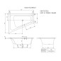 Villeroy & Boch Loop&Friends - Baignoire 1350x1750x440 mm, gauche, blanc UBA175LFS9LIV-01 Villeroy & Boch Loop&Friends - Baignoire 1350x1750x440 mm, gauche, blanc UBA175LFS9LIV-01