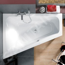Villeroy & Boch Loop&Friends - Baignoire 1350x1750x440 mm, gauche, blanc UBA175LFS9LIV-01