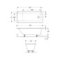 Geberit Tawa - Baignoire 1800x800x466 mm, blanc 554.122.01.1 Geberit Tawa - Baignoire 1800x800x466 mm, blanc 554.122.01.1