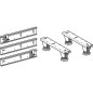 Geberit Accessoires - Set de pieds et traverses pour baignoire d'acrylate sanitaire 554.910.00.1