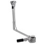 Geberit Accessoires - Garniture de vidage et de trop-plein pour baignoire, PushControl, longueur 500 mm, chrome 150.751.21.6