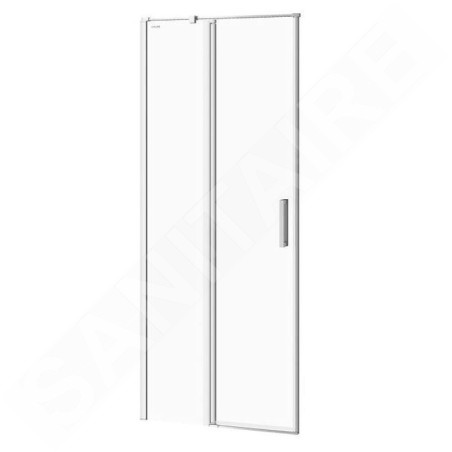 Cersanit Moduo - Porte de douche 80x198 cm, gauche, chrome/verre clair S162-003