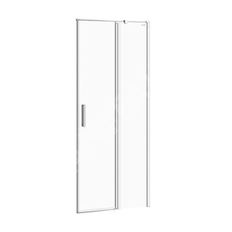 Cersanit Moduo - Porte de douche 80x198 cm, droite, chrome/verre clair S162-004