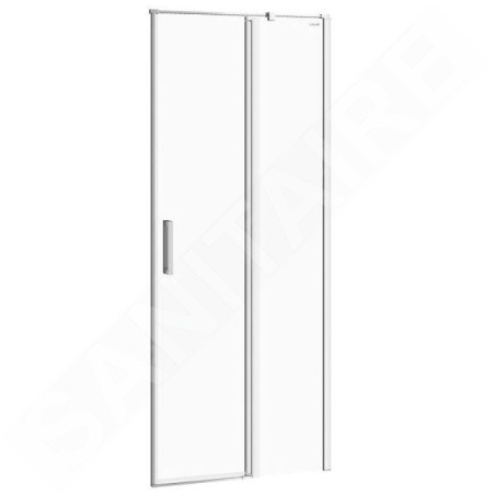 Cersanit Moduo - Porte de douche 80x198 cm, droite, chrome/verre clair S162-004