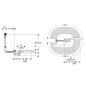 Geberit Accessoires - Garniture de vidage et de trop-plein pour baignoire, longueur 260 mm, chrome 150.501.00.6