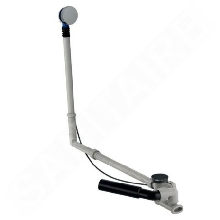 Geberit Accessoires - Garniture de vidage et de trop-plein pour baignoire, longueur 730 mm, kit pour assemblage, chrome