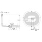 Geberit Accessoires - Garniture de vidage et de trop-plein pour baignoire, longueur 730 mm, kit pour assemblage, chrome