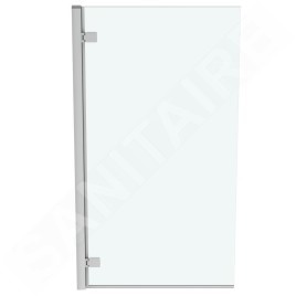 Ideal Standard i.Life - Paroi de baignoire 815 mm, gauche, silver bright / verre clair T4885EO