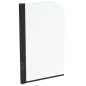 Ideal Standard Connect 2 - Pare-baignoire 800x1400 mm, noir / verre clair T9924V3