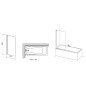 Ravak Pivot - Paroi de baignoire 800 x 1400 mm, aluminium brillant/verre clair 79840C00Z1