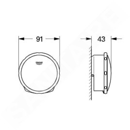 Grohe Talentofill - Kit de remplissage, de vidage et de trop-plein, Cool Sunrise 19952GL0