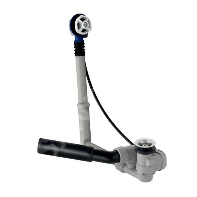 Geberit Accessoires - Garniture de vidage et de trop-plein pour baignoire, longueur 320 mm, chrome 150.595.00.6