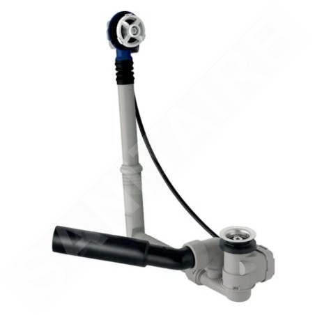 Geberit Accessoires - Garniture de vidage et de trop-plein pour baignoire, longueur 320 mm, chrome 150.595.00.6