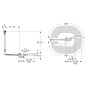 Geberit Accessoires - Garniture de vidage et de trop-plein pour baignoire, longueur 730 mm, chrome 150.505.00.6