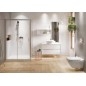 Cersanit Zip - Cabine de douche 79x99 cm, chrome/verre clair S154-003