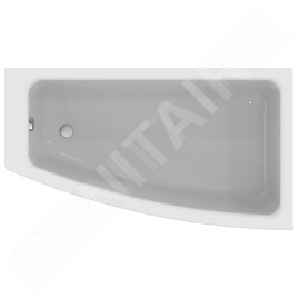 Ideal Standard i.Life - Baignoire d'angle 1600x900 mm, droite, blanc T476901