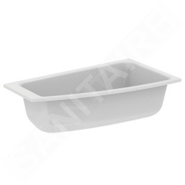 Ideal Standard i.Life - Baignoire d'angle 1600x900 mm, droite, blanc T476901