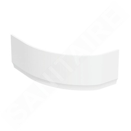 Geberit Selnova - Panneau frontal pour baignoire d'angle gauche Selnova, 1400 mm, blanc 554.870.01.1