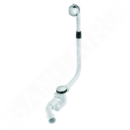 Ideal Standard Dea - Garniture de vidage et de trop-plein Multiplex diamètre 52 mm avec prolongement, chrome K7810AA