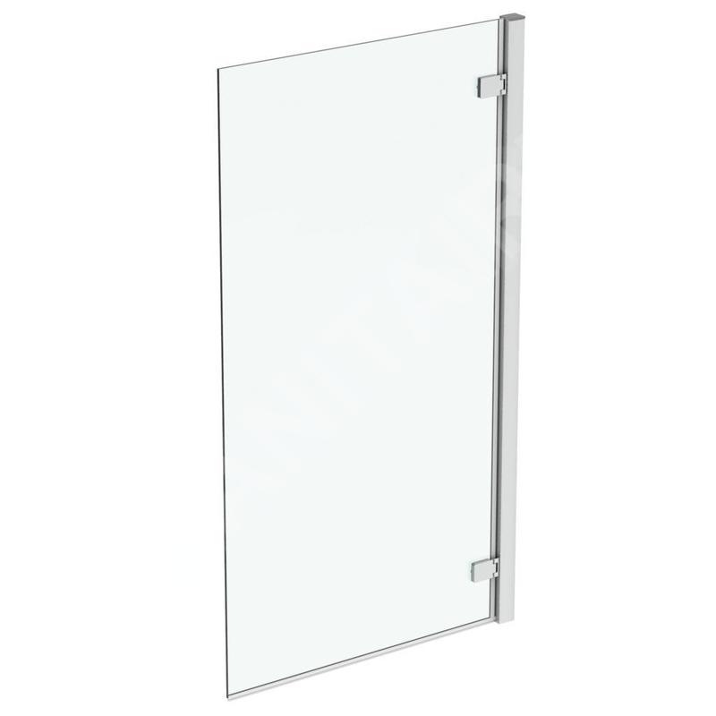 Ideal Standard i.Life - Paroi de baignoire 815 mm, droite, silver bright / verre clair T4884EO