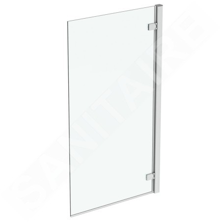 Ideal Standard i.Life - Paroi de baignoire 815 mm, droite, silver bright / verre clair T4884EO