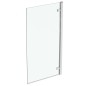 Ideal Standard i.Life - Paroi de baignoire 815 mm, droite, silver bright / verre clair T4884EO