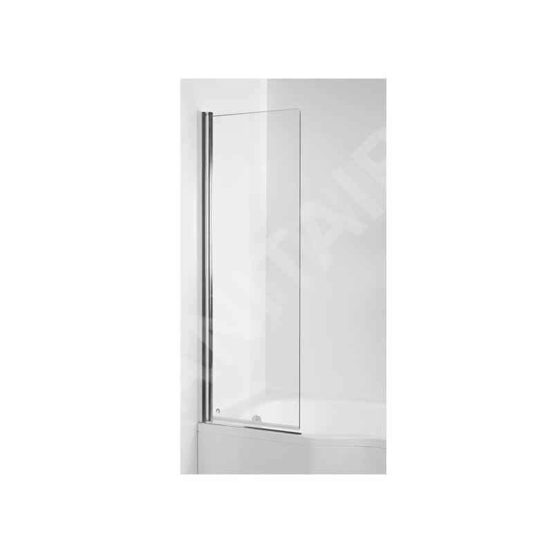 Jika Tigo - Paroi de baignoire, 600x1500 mm, gauche/droite, argent/verre transparent H2562140026681