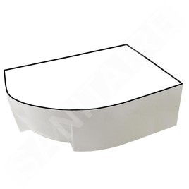 Ravak Panneaux de bain - Panneau frontal pour baignoire Rosa 95, 1500 mm, droite, blanc CZ56100A00