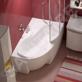 Ravak Panneaux de bain - Panneau frontal pour baignoire Rosa 95, 1500 mm, droite, blanc CZ56100A00